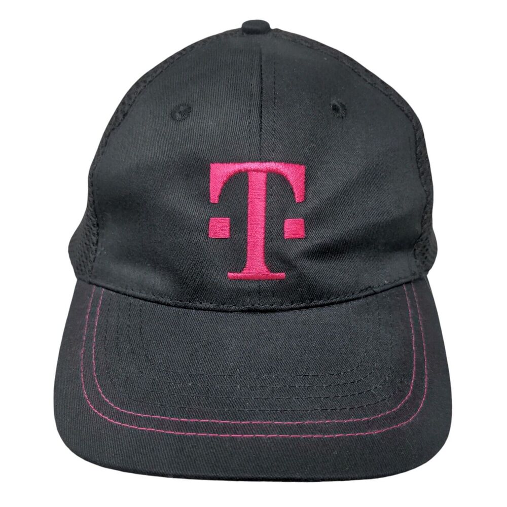 T-Mobile Tuesdays Strapback Mesh Back Hat Black OSFA Embroidered